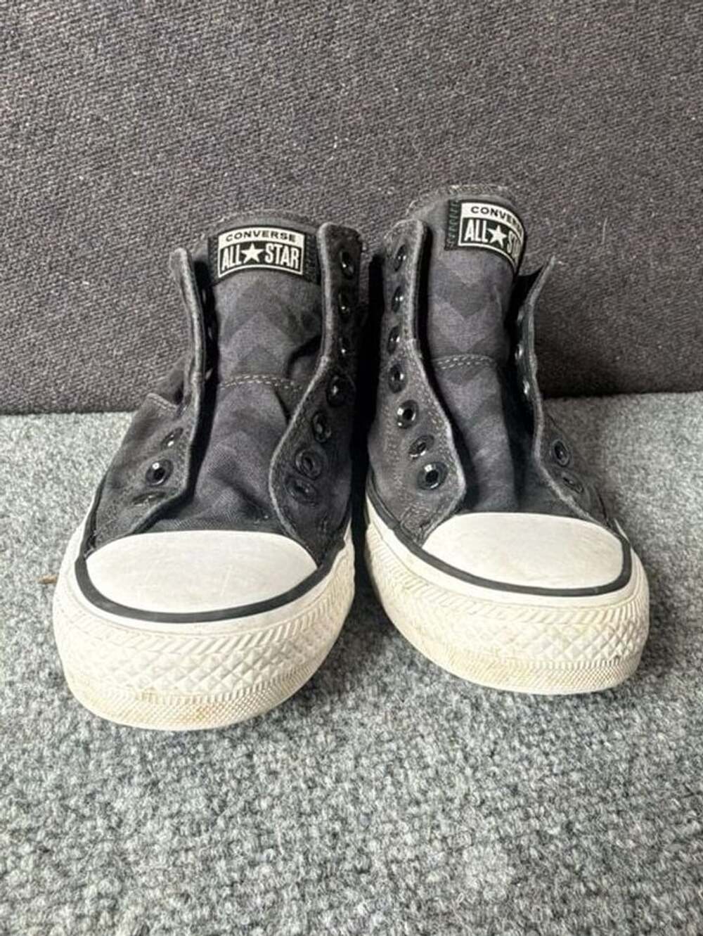 Converse Chuck Taylor All Star Mid Black Geometric Women's Size 7.5